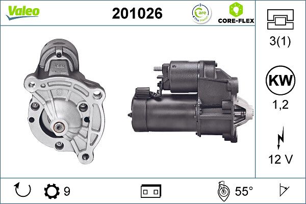 Starter VALEO 201026