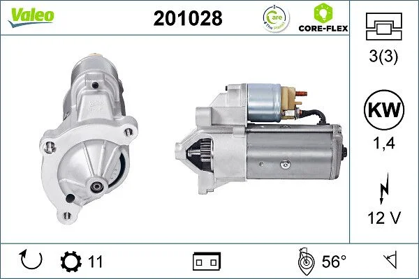 Starteris VALEO 201028