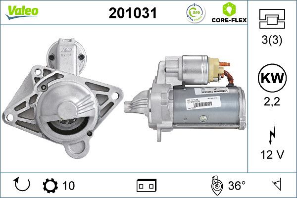 Starteris VALEO 201031