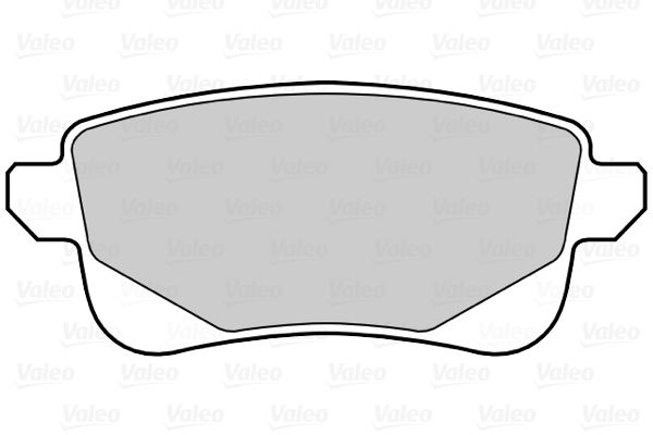 Brake Pad Set, disc brake VALEO 302232