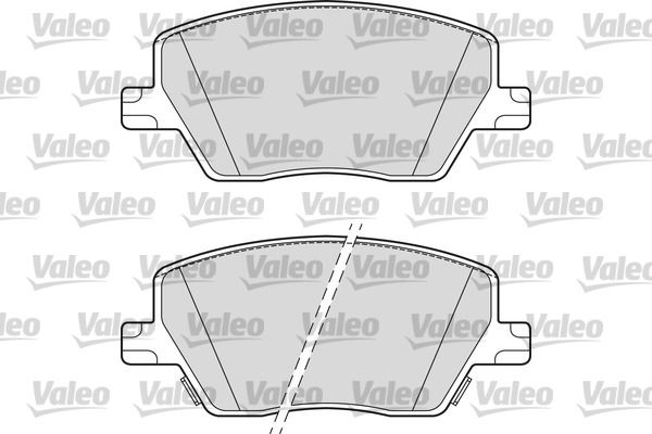 Brake Pad Set, disc brake VALEO 302319