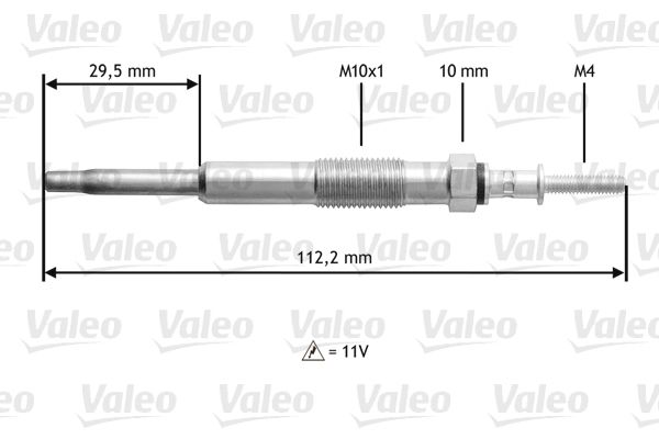 Kaitinimo žvakė VALEO 345135