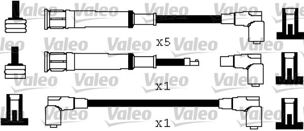 Uždegimo laido komplektas VALEO 346377