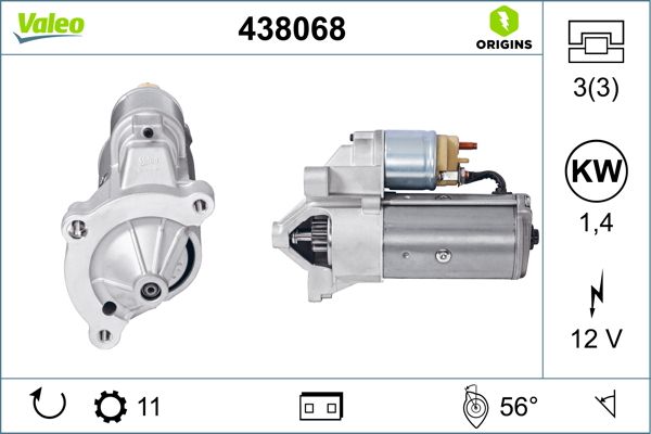 Starter VALEO 438068