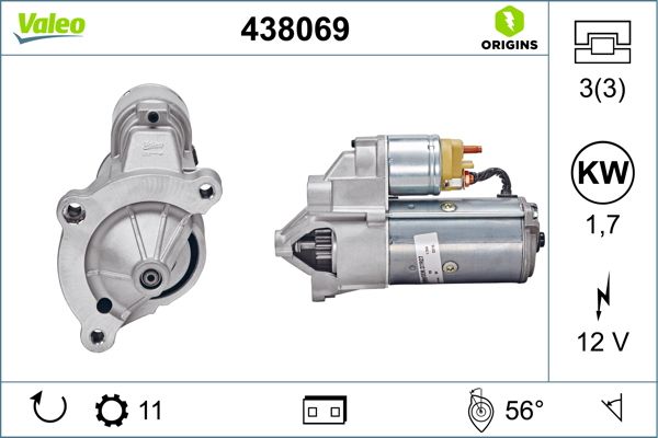 Starter VALEO 438069