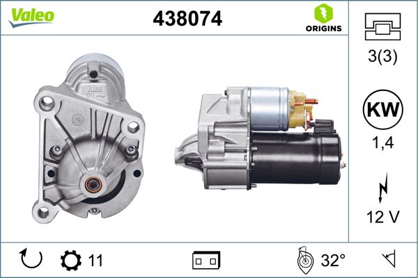 Starter VALEO 438074