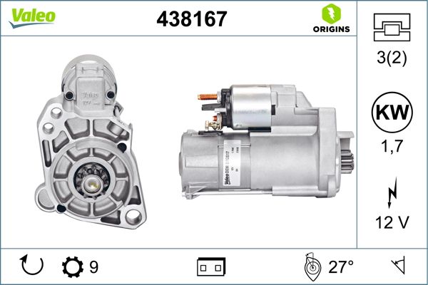 Starteris VALEO 438167