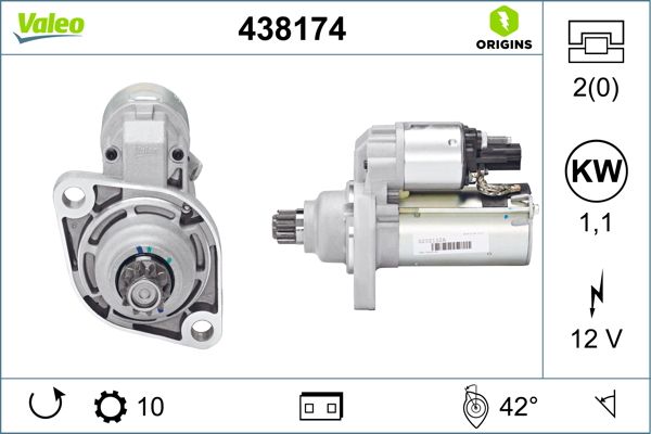 Starter VALEO 438174