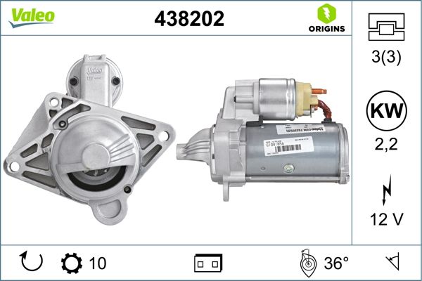 Starteris VALEO 438202