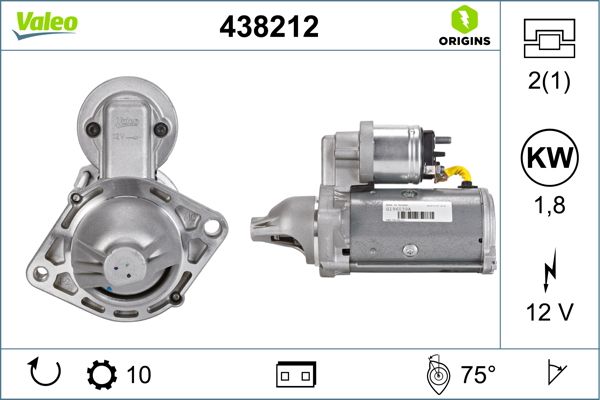 Starteris VALEO 438212