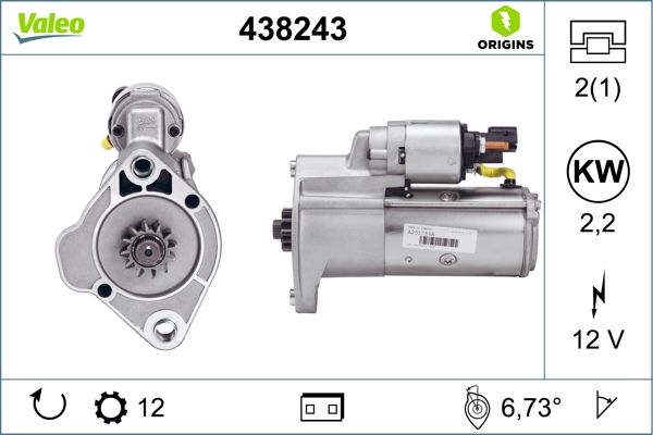 Starter VALEO 438243