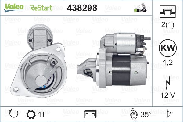 Starter VALEO 438298