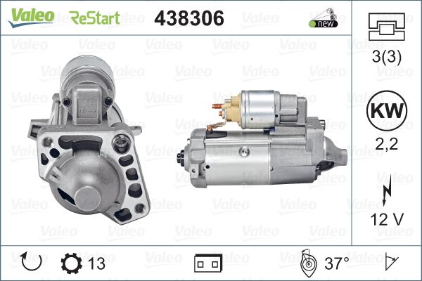 Starter VALEO 438306