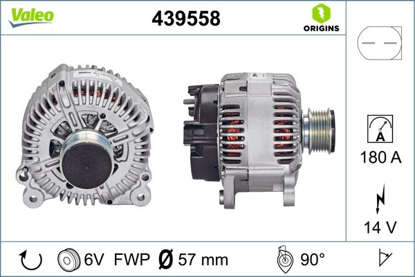 Kintamosios srovės generatorius VALEO 439558