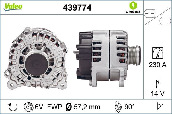 Alternator VALEO 439774