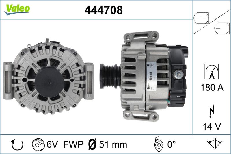 Kintamosios srovės generatorius VALEO 444708