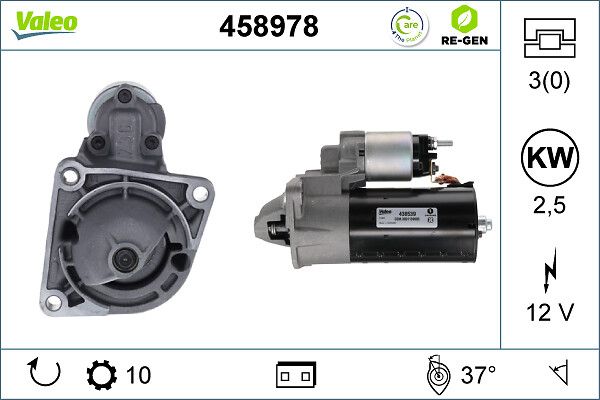 Starter VALEO 458978