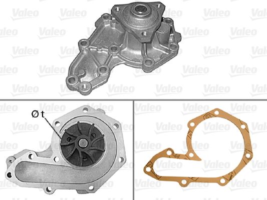 Water Pump, engine cooling VALEO 506019