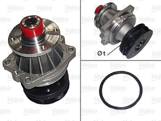 Water Pump, engine cooling VALEO 506107