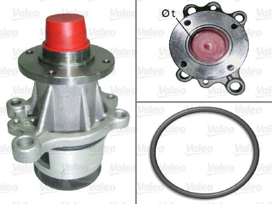 Water Pump, engine cooling VALEO 506109