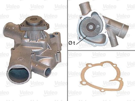 Water Pump, engine cooling VALEO 506186