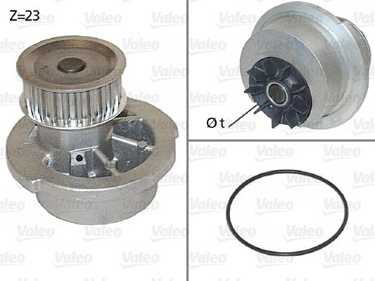 Water Pump, engine cooling VALEO 506308