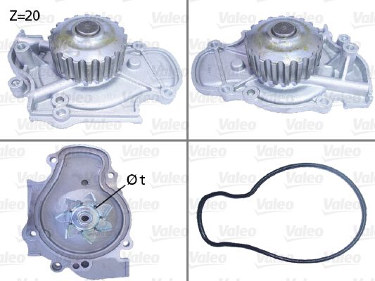 Water Pump, engine cooling VALEO 506321