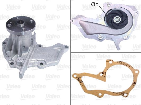 Water Pump, engine cooling VALEO 506472