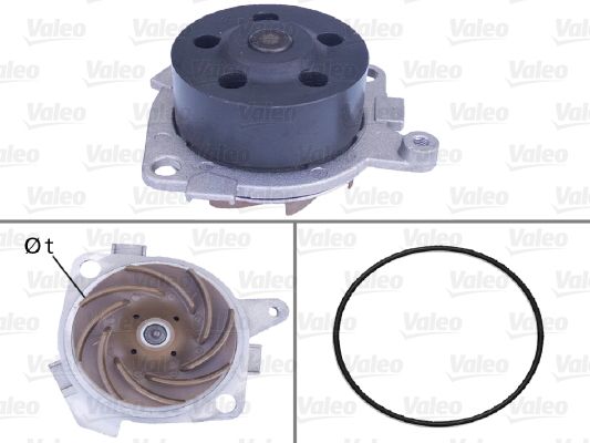 Water Pump, engine cooling VALEO 506518