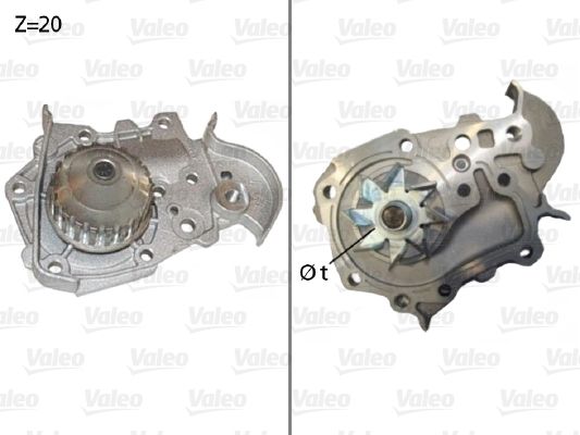 Water Pump, engine cooling VALEO 506573