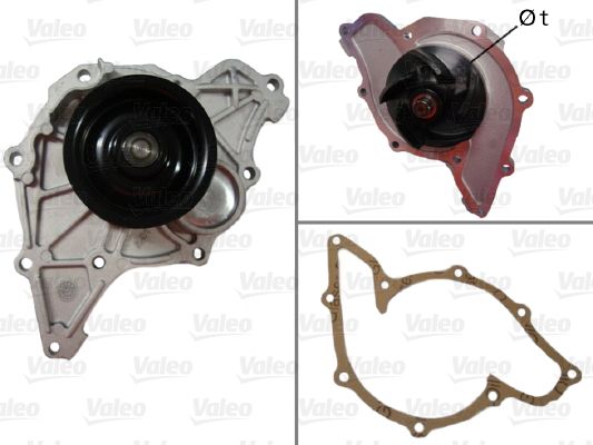 Water Pump, engine cooling VALEO 506591