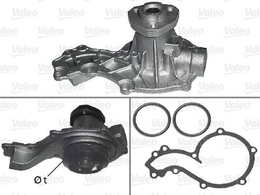 Water Pump, engine cooling VALEO 506594