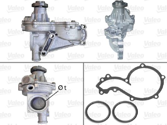 Water Pump, engine cooling VALEO 506603