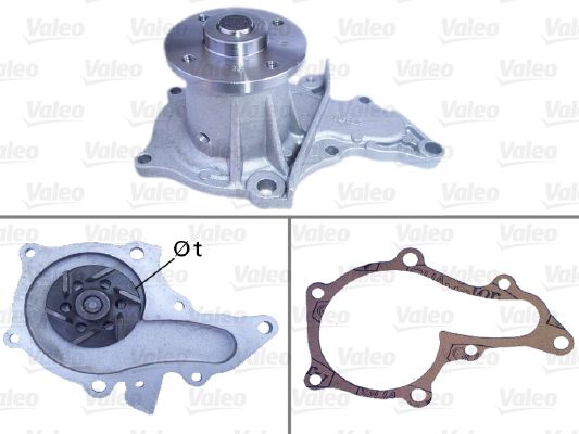 Water Pump, engine cooling VALEO 506652