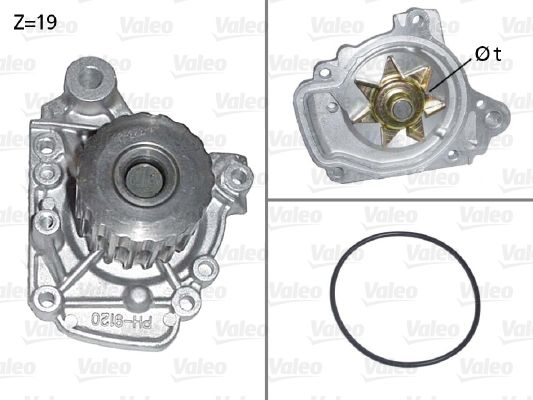 Water Pump, engine cooling VALEO 506661