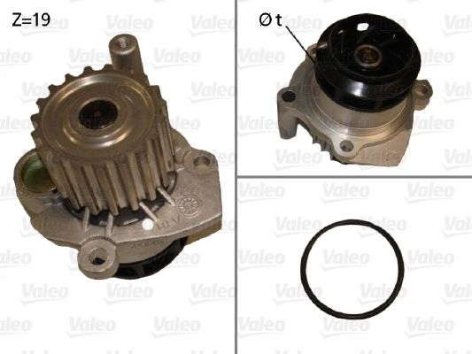 Water Pump, engine cooling VALEO 506700