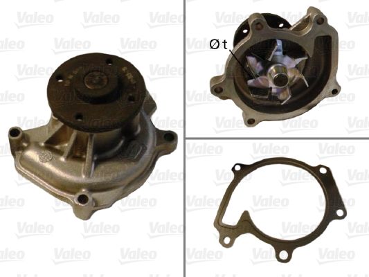 Water Pump, engine cooling VALEO 506708