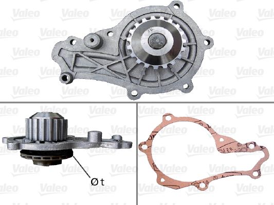 Water Pump, engine cooling VALEO 506715