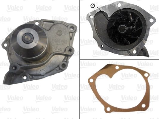 Water Pump, engine cooling VALEO 506725