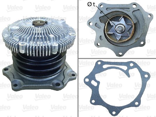 Water Pump, engine cooling VALEO 506733