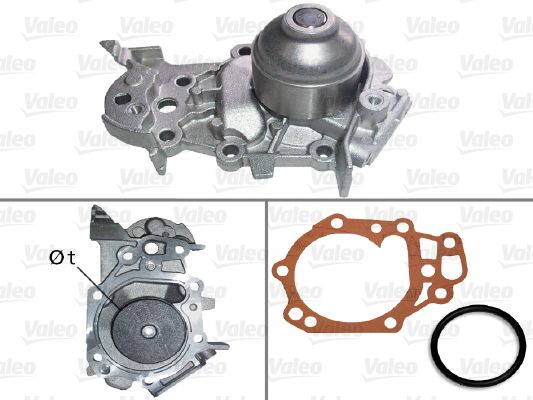 Water Pump, engine cooling VALEO 506780