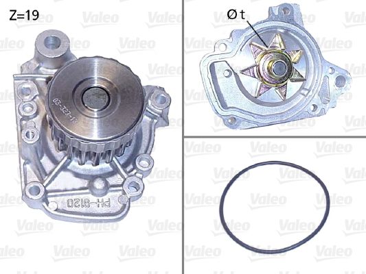 Water Pump, engine cooling VALEO 506811