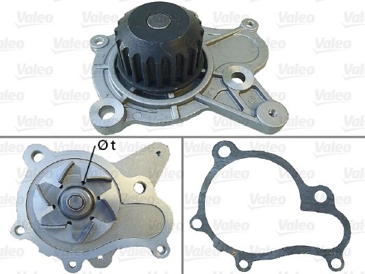 Water Pump, engine cooling VALEO 506814