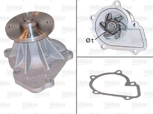 Water Pump, engine cooling VALEO 506836