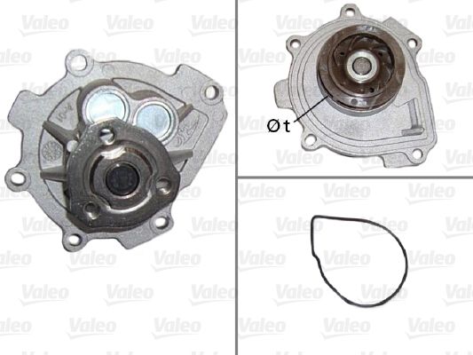 Water Pump, engine cooling VALEO 506837