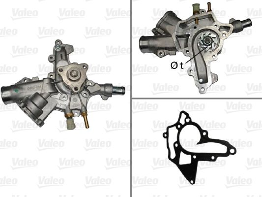 Water Pump, engine cooling VALEO 506838