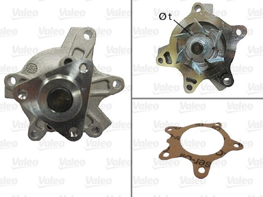 Water Pump, engine cooling VALEO 506848