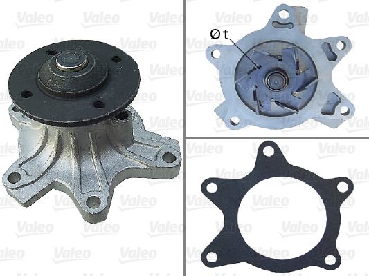 Water Pump, engine cooling VALEO 506907