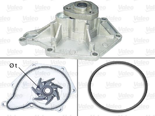 Water Pump, engine cooling VALEO 506911