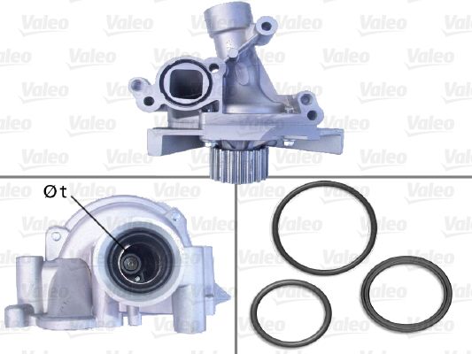 Water Pump, engine cooling VALEO 506918